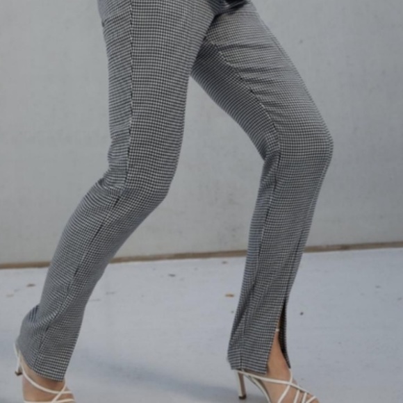 🦋🦋 Bloggers Favorite 🦋🦋 Zara Houndstooth Pants Size M - Picture 10 of 15